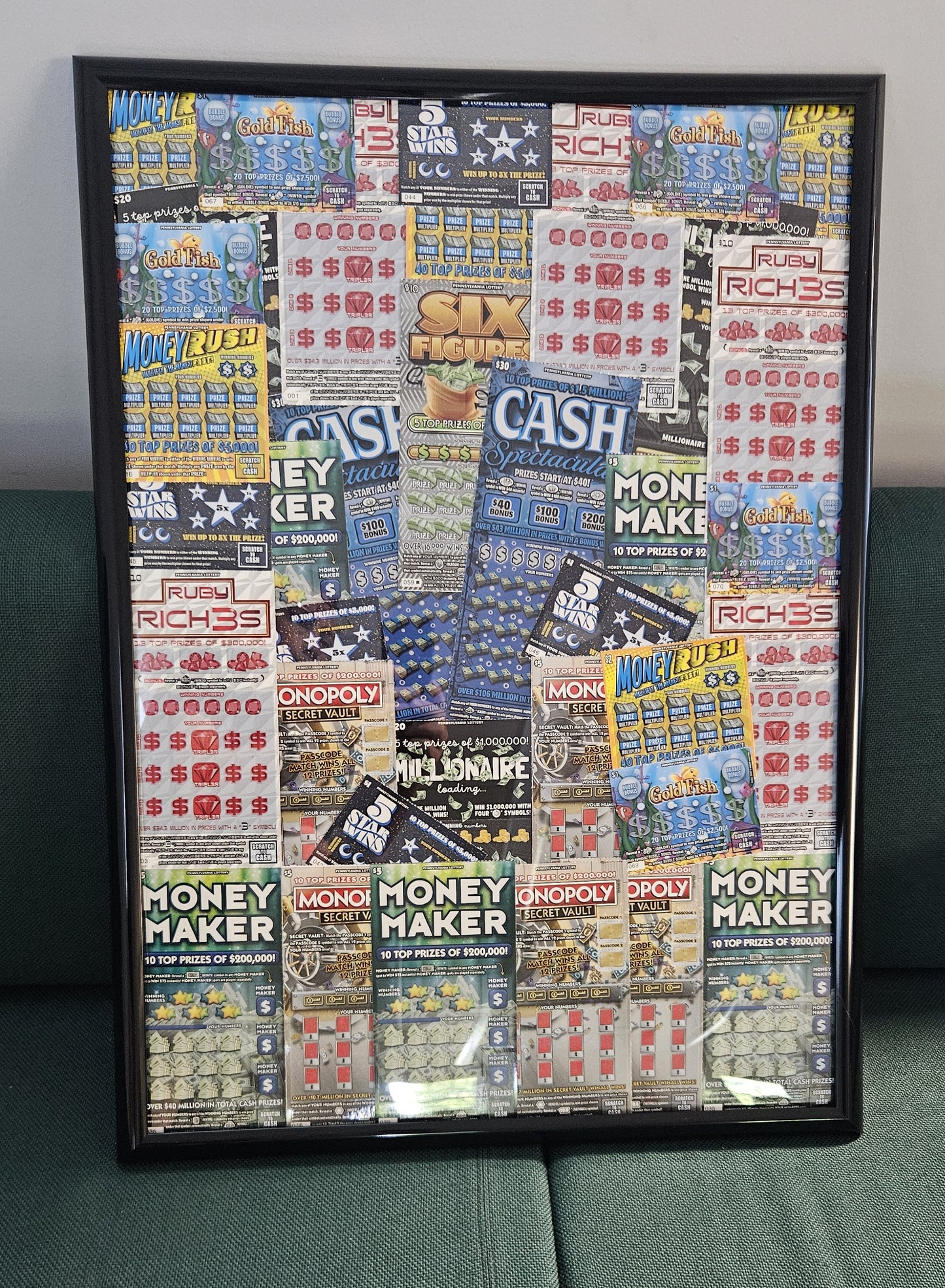 Lottery Ticket Picture Frame Raffle # 1