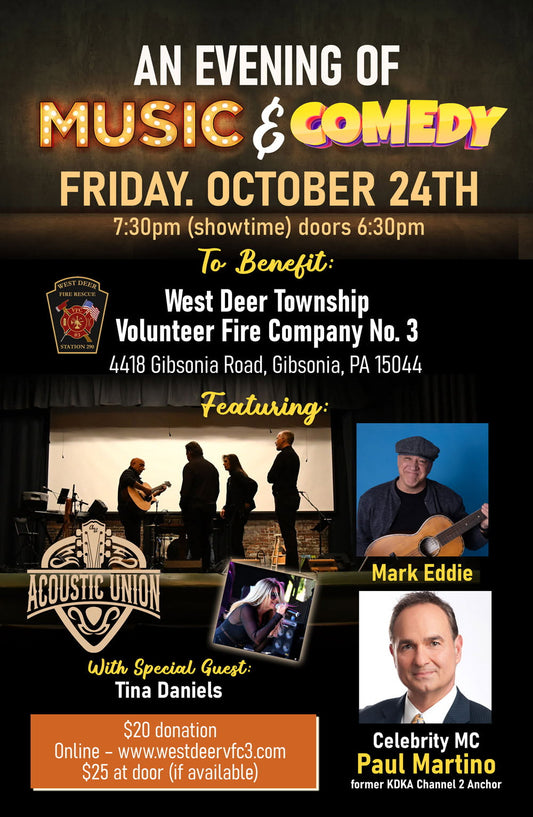 Music & Comedy Show Tickets 10/24/25